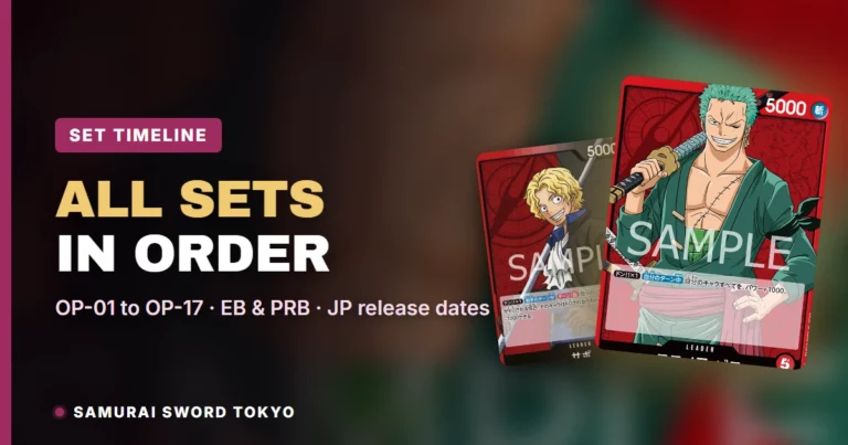 All One Piece Card Sets in Order: OP-01 to OP-17 Timeline (2026)