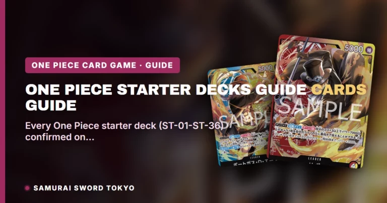 One Piece Starter Decks Guide: Every ST Deck from ST-01 to ST-36