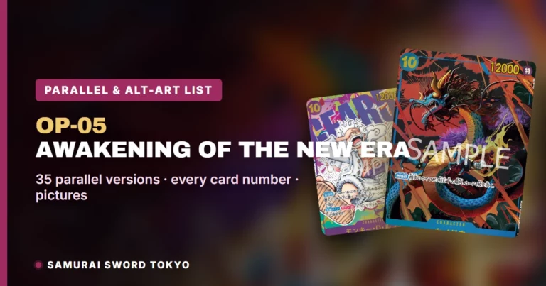 OP-05 Awakening of the New Era Parallel & Alt-Art Card List: All 35 Versions (One Piece Card Game)