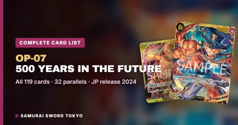 OP-07 500 Years in the Future Complete Card List: Every Card, Rarity & Parallel
