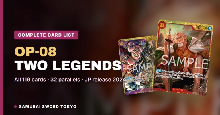 OP-08 Two Legends Complete Card List: Every Card, Rarity & Parallel