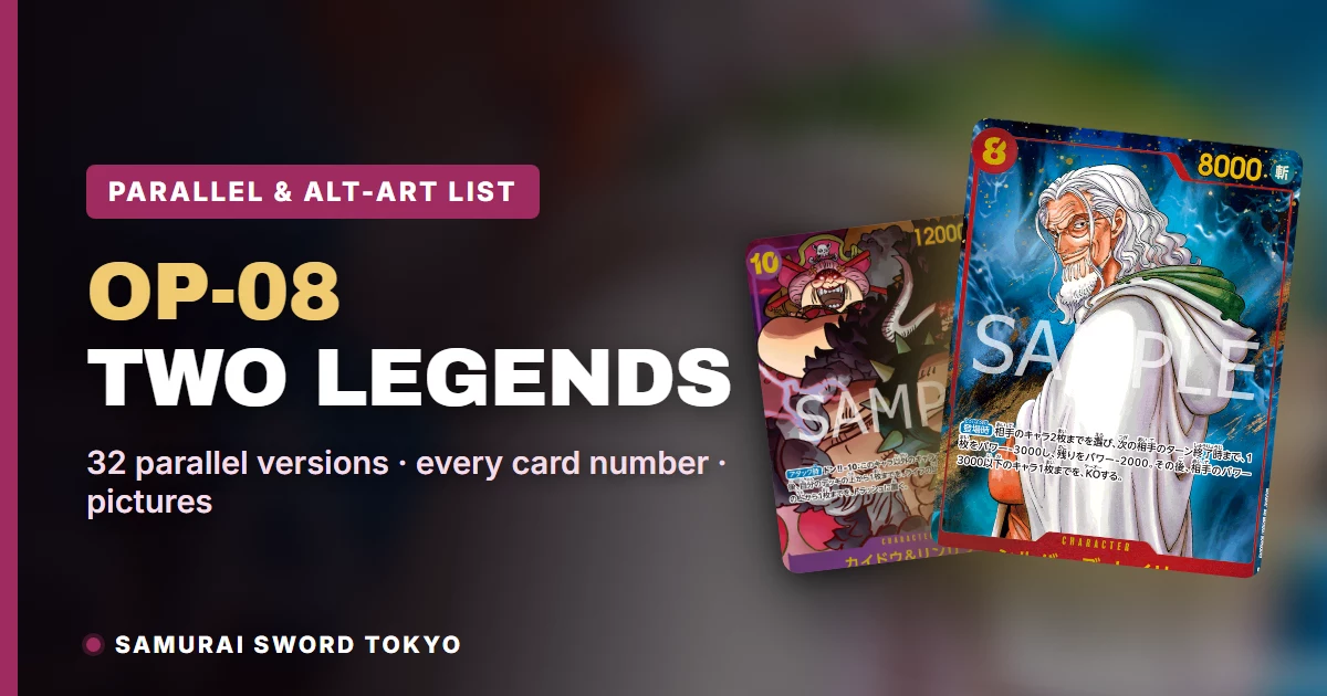 OP-08 Card List: All Parallel & Alt-Art Versions