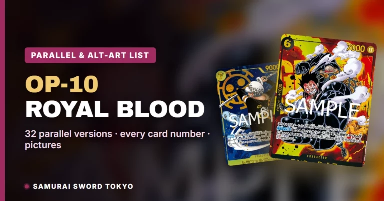 OP-10 Royal Blood Parallel & Alt-Art Card List: All 32 Versions (One Piece Card Game)