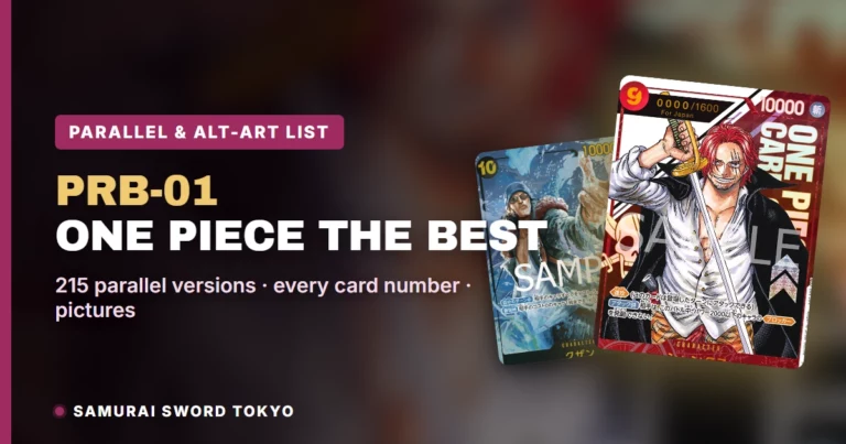 PRB-01 One Piece The Best Parallel & Alt-Art Card List: All 215 Versions (One Piece Card Game)