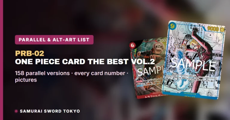 PRB-02 One Piece Card The Best Vol.2 Parallel & Alt-Art Card List: All 158 Versions (One Piece Card Game)