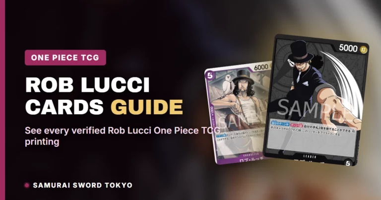 Rob Lucci One Piece Cards: Every Printing & Guide