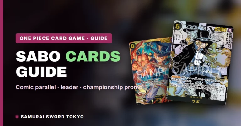 Sabo One Piece Cards Guide: Comic Parallel, Leader & Championship Promo