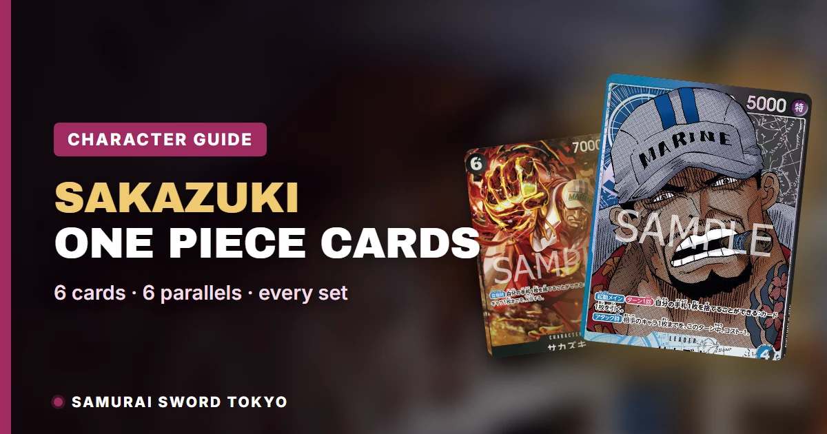 Sakazuki One Piece Cards: Every Card & Parallel (2026)