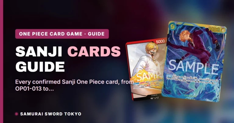 Sanji One Piece Cards Guide
