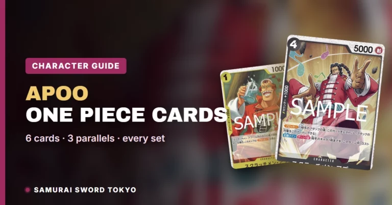 Scratchmen Apoo One Piece Cards Guide: Every Card, Parallel & Set (2026)
