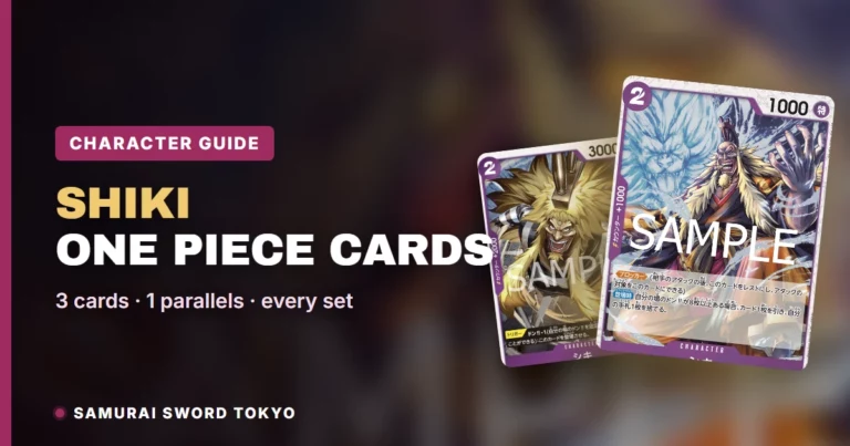 Shiki One Piece Cards Guide: Every Card, Parallel & Set (2026)