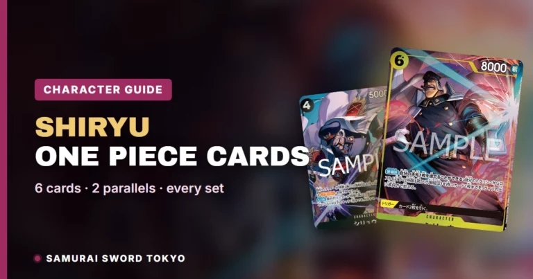 Shiryu One Piece Cards Guide: Every Card, Parallel & Set (2026)