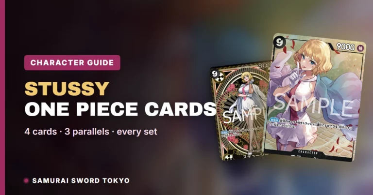 Stussy One Piece Cards Guide: Every Card, Parallel & Set (2026)