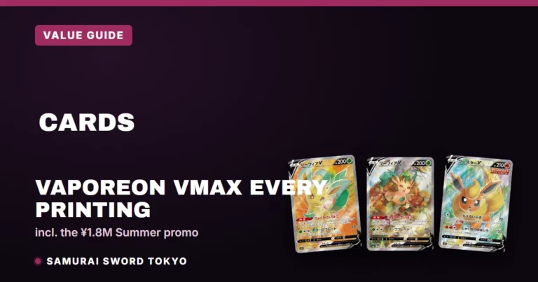 Vaporeon VMAX Value Guide: Every Printing (incl. the Summer Promo)