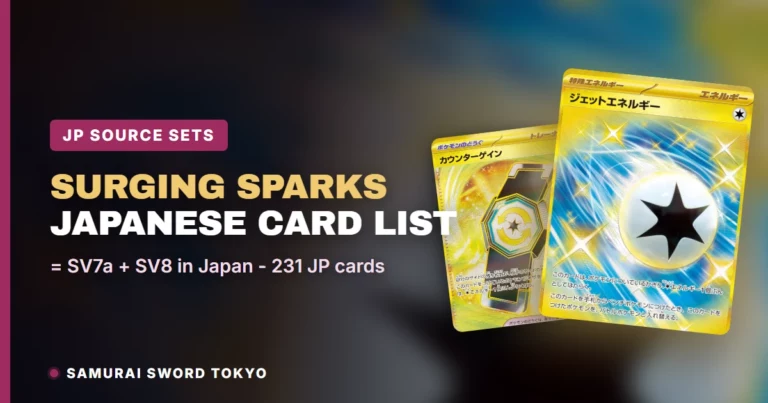 Surging Sparks Card List: The Japanese Sets Behind It (SV7a, SV8) — Pokemon