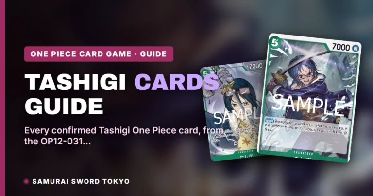 Tashigi One Piece Cards: Every Printing, Explained