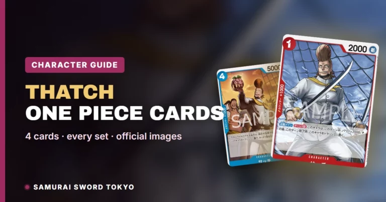 Thatch One Piece Cards Guide: Every Card, Parallel & Set (2026)