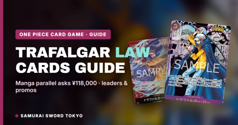 Trafalgar Law One Piece Cards Guide: Comic Parallel, Leaders & Promos