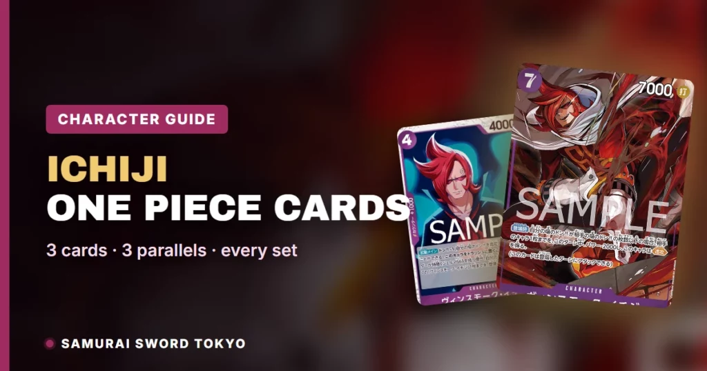 RYOページ Vinsmoke Ichiji One Piece Cards Guide (2026)