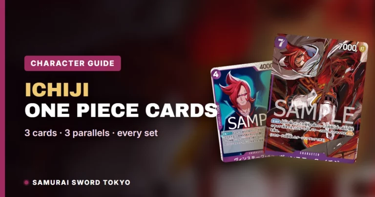 Vinsmoke Ichiji One Piece Cards Guide: Every Card, Parallel & Set (2026)