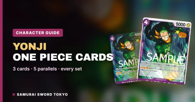 Vinsmoke Yonji One Piece Cards Guide: Every Card, Parallel & Set (2026)