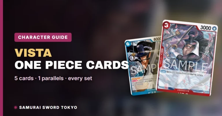 Vista One Piece Cards Guide: Every Card, Parallel & Set (2026)