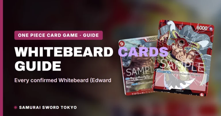 Whitebeard One Piece Cards: Every Edward.Newgate Printing Guide