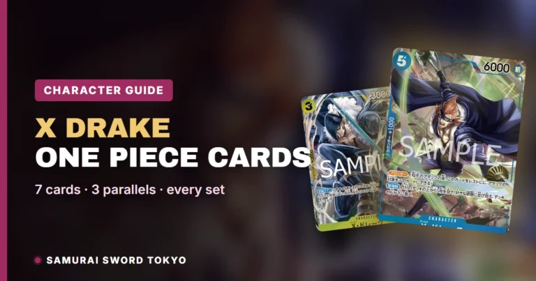 X Drake One Piece Cards Guide: Every Card, Parallel & Set (2026)