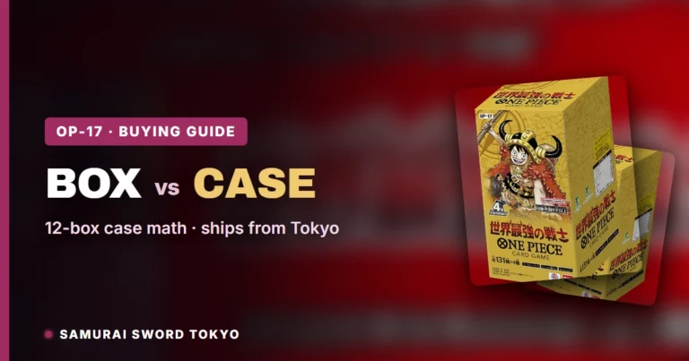 OP-17 Case Buying Guide: Box vs Case for the Japanese Release