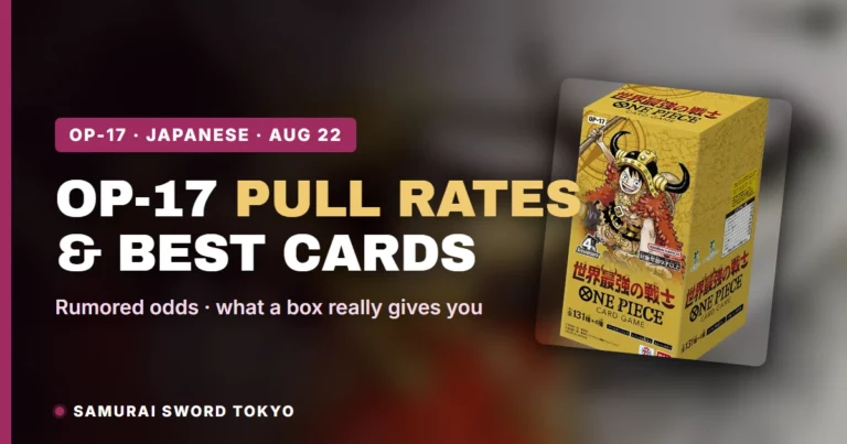 OP-17 Pull Rates & Best Cards: Japanese Booster Box Guide [2026]