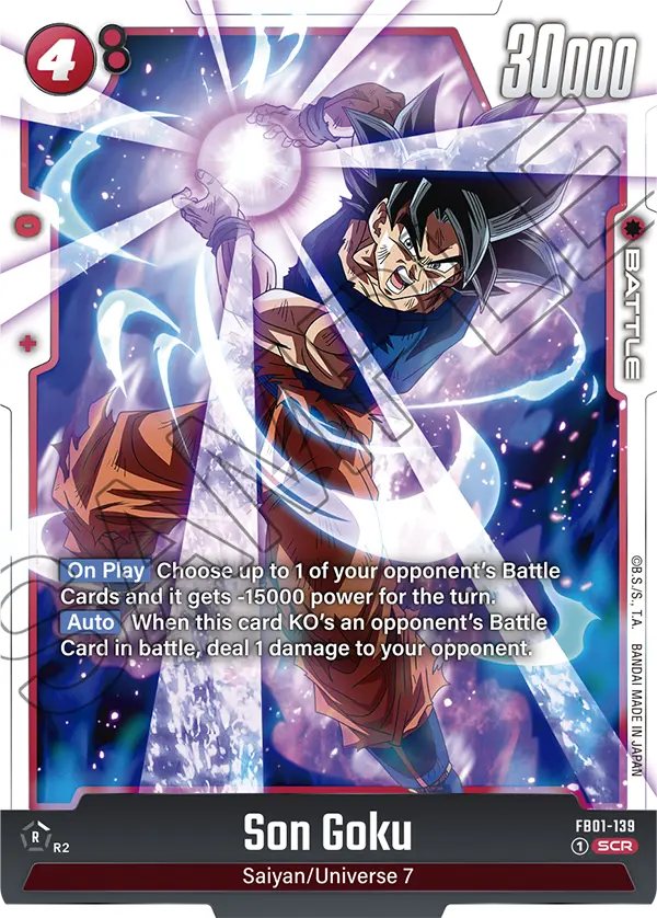Son Goku FB01-139 Secret Rare Fusion World Awakened Pulse