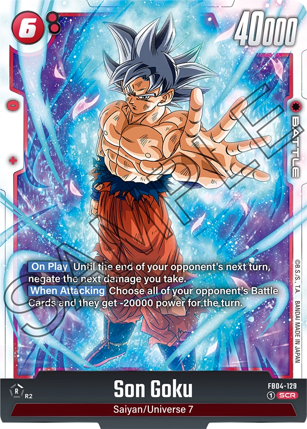 Son Goku FB04-129 Secret Rare Fusion World Ultra Limit
