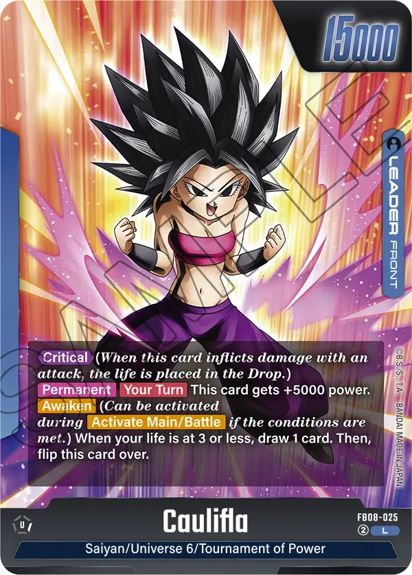 Caulifla FB08-025 Leader Fusion World Saiyan's Pride