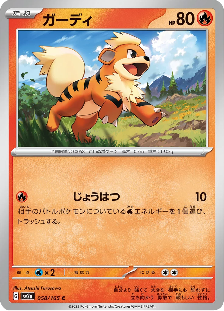 ポケモンカード英語 ガーディ（Arcanine）ウィンディ（Growlithe） Growlithe & Arcanine Pokemon Card Guide