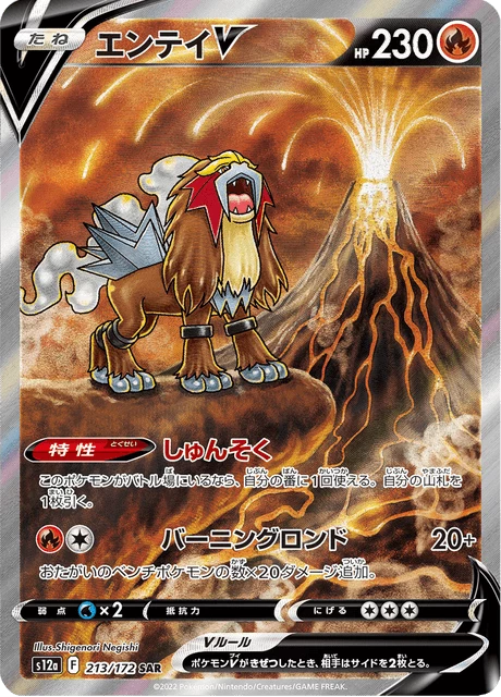 Entei V SAR 213/172, VSTAR Universe (S12a)