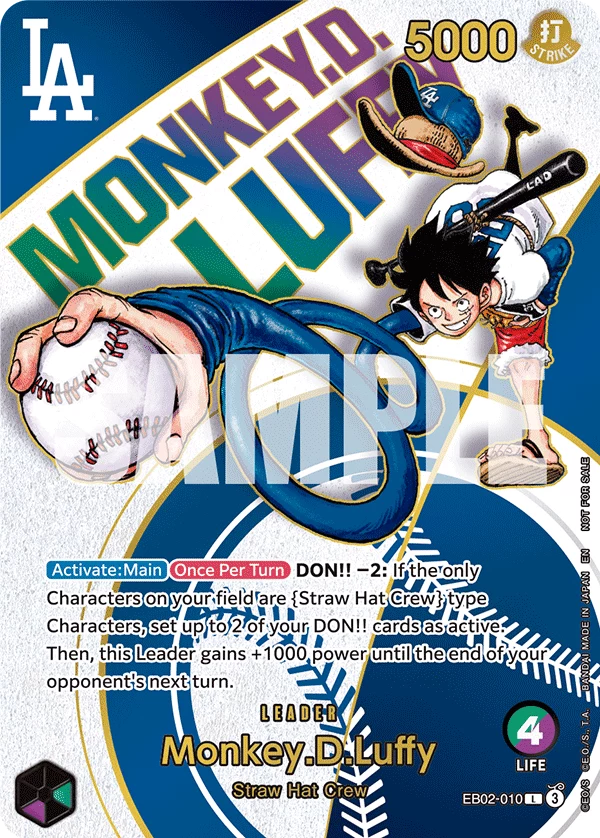 One Piece Dodgers Card Explained: Luffy Stadium Promo