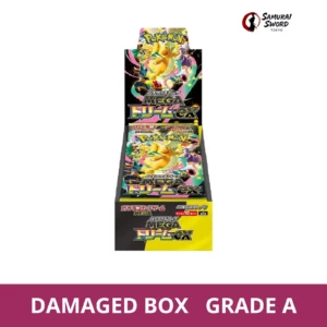 M2A-Mega Dream ex Japanese Pokemon Booster Box - Damaged Box - regular product image with Damaged Box Grade A label