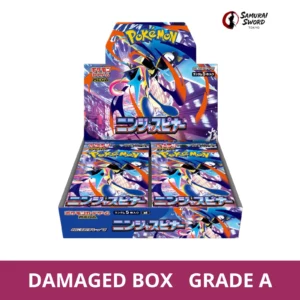 M4-Ninja Spinner Japanese Pokemon Booster Box - Damaged Box - regular product image with Damaged Box Grade A label