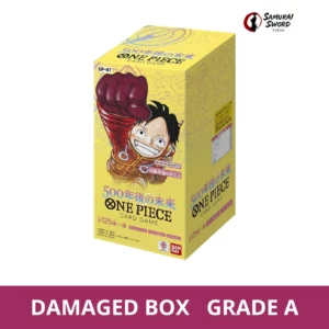 OP-07 500 Years in the Future Japanese One Piece Booster Box - Damaged Box - regular product image with Damaged Box Grade A label