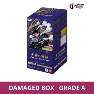 OP-10 Royal Blood Japanese One Piece Booster Box - Damaged Box - regular product image with Damaged Box Grade A label