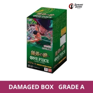 OP-12 Legacy of the Master Japanese One Piece Booster Box - Damaged Box - regular product image with Damaged Box Grade A label