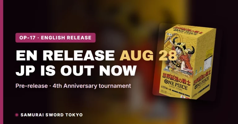 OP-17 English Release Date, Pre-Release Events & 4th Anniversary Store Tournament: What Changes on August 28 (One Piece Card Game)