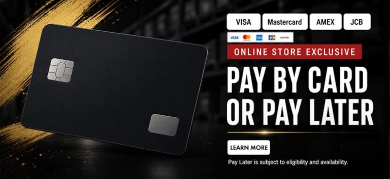 Pay by card or pay later at Samurai Sword Tokyo, with Visa, Mastercard, AMEX and JCB accepted through PayPal