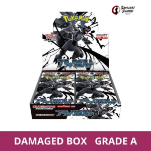 SV11B-Black Bolt Japanese Pokemon Booster Box - Damaged Box - regular product image with Damaged Box Grade A label