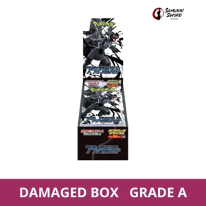 SV11B-Black Bolt DX Japanese Pokemon Booster Box - Damaged Box - regular product image with Damaged Box Grade A label