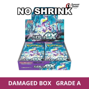 【No Shrink】SV1V-Violet ex Japanese Pokemon Booster Box - Damaged Box - regular product image with Damaged Box Grade A label