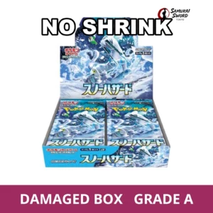 【No Shrink】SV2P-Snow Hazard Japanese Pokemon Booster Box - Damaged Box - regular product image with Damaged Box Grade A label
