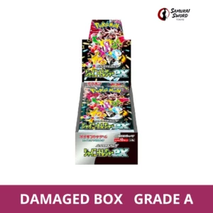 SV4A-Shiny Treasure ex Japanese Pokemon Booster Box - Damaged Box - regular product image with Damaged Box Grade A label