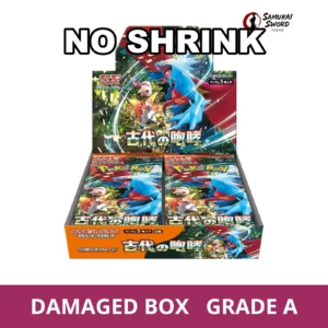 【No Shrink】SV4K-Ancient Roar Japanese Pokemon Booster Box - Damaged Box - regular product image with Damaged Box Grade A label