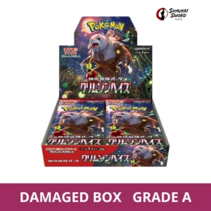 SV5A-Crimson Haze Japanese Pokemon Booster Box - Damaged Box - regular product image with Damaged Box Grade A label